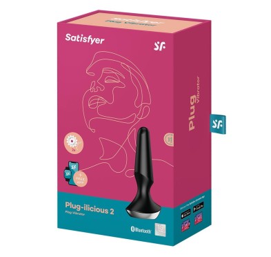 Korek analny wibrujący satisfyer plug ilicius 2